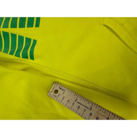 Yellow Nike Jogging Athletic Sweatshirt Hoodie Sz Medium w/ thumbholes - Picture 5 of 8